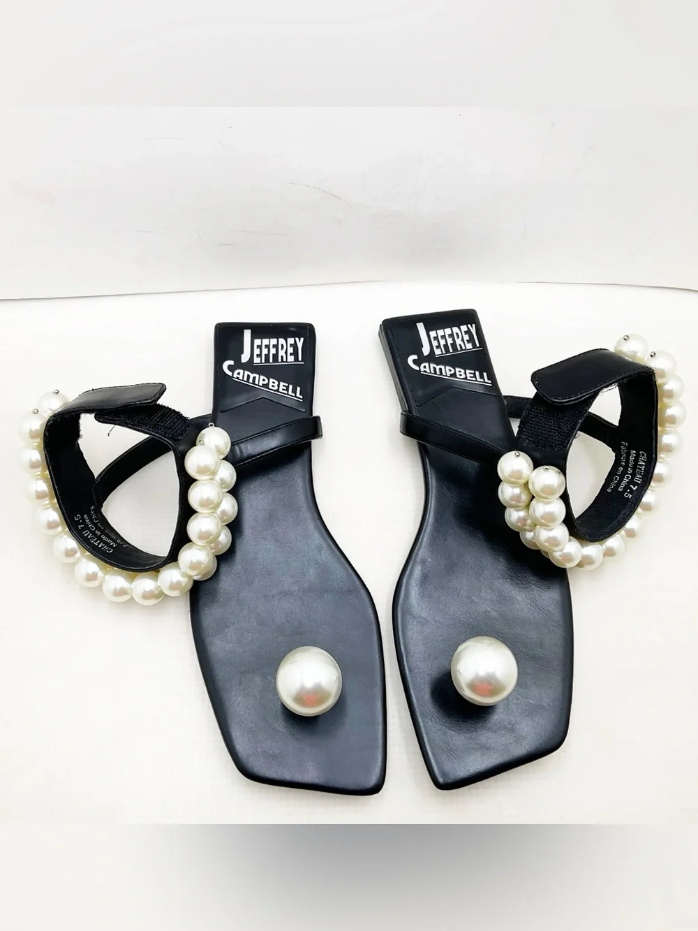 {Jeffrey Campbell} Chateau Pearl Embellished Sandals